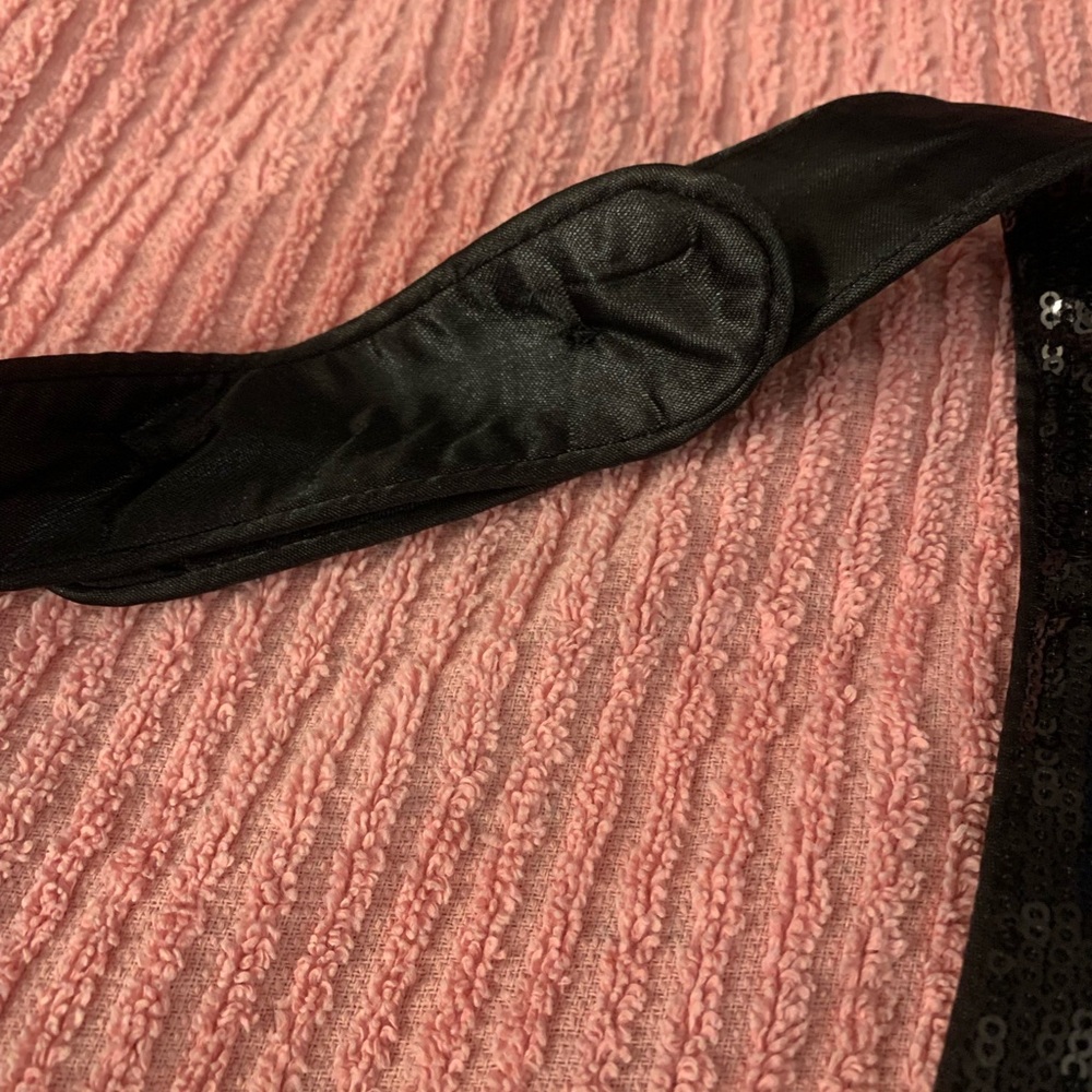 Black Twenty One sequin halter vest with pockets,Sm - Picture 12 of 16